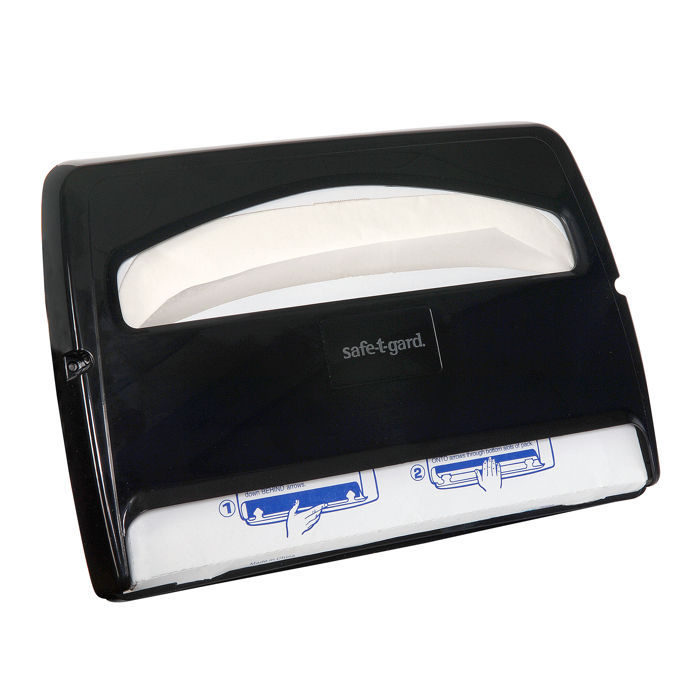 Georgia Pacific Safe T Gard Toilet Seat Cover Dispenser Black Picture 1 Of