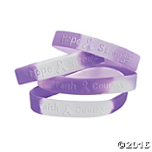 12 Silicone Purple Ribbon Bracelets Camouflage Wrist Bands Ebay Silicone Purple Ribbon Camouflage Bracelets Set Of 12 Cancer Awareness Relay