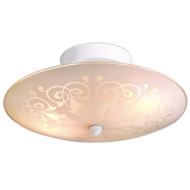 Hampton Bay 2 Light White Semi Flush Mount Ceiling Fixture Set Hampton Bay 2 Light White Ceiling Flush Mount