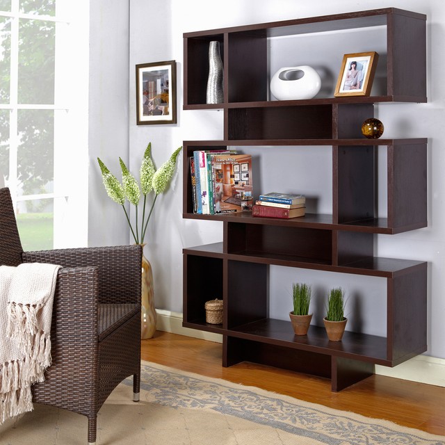 Kings Brand Furniture Espresso Finish Wood Cube Bookcase Display Kings Brand Furniture Espresso Finish Wood Cube Bookcase Display Cabinet