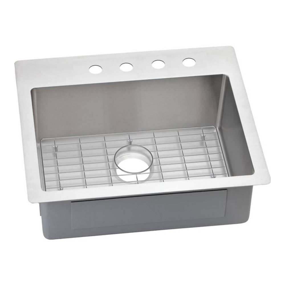 Elkay Ectsr25229bg4 18 Gauge Stainless Steel 22 X 25 9 Inch Single Picture 1 Of 8
