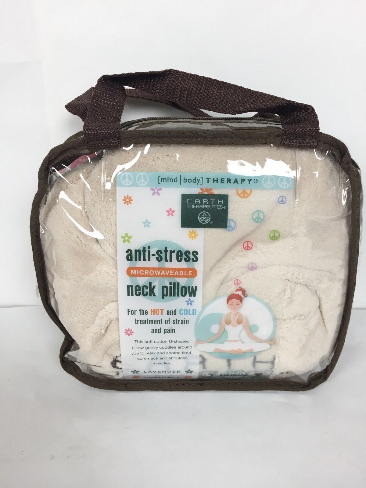 Earth Theutics Anti Stress Therapy Microwaveable Neck Pillow Ebay