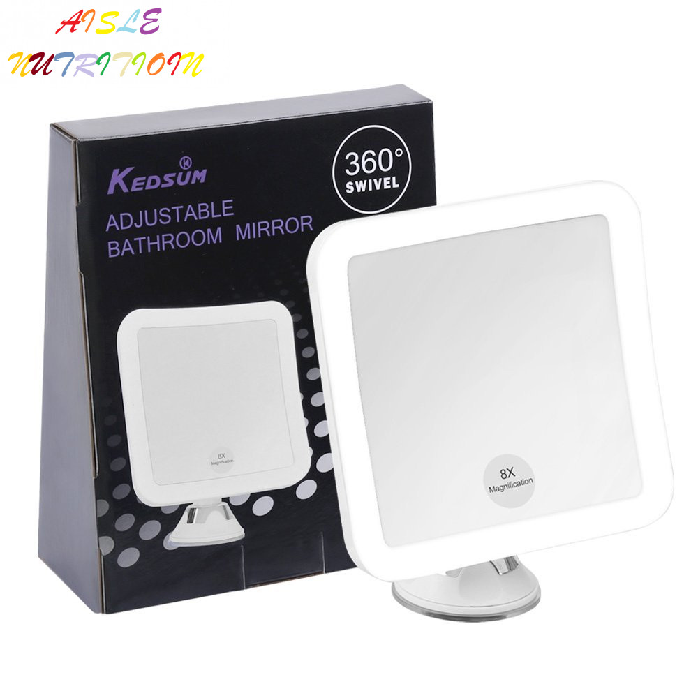 Kedsum 8x Magnifying Led Lighted Makeup Mirror 5 2 Wide Daylight Picture 1 Of 7