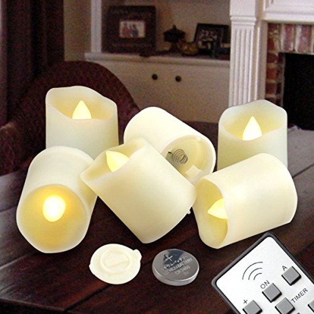 6x Led Timer Tealight Candles Votive Prayer Flameless Tea Lights Led Timer Tealight Candles Votive Prayer Flameless Tea Lights With Remote 200