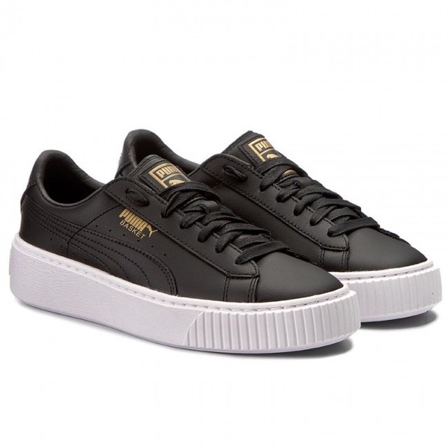 puma basket platform nero puma basket platform nero