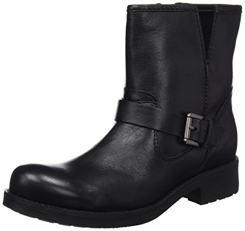 Geox D New Virna e Stivali da Motociclista Donna Nero Black 36 EU Z5x Geox D New Virna e Stivali da Motociclista Donna Nero Black 36 EU Z5x