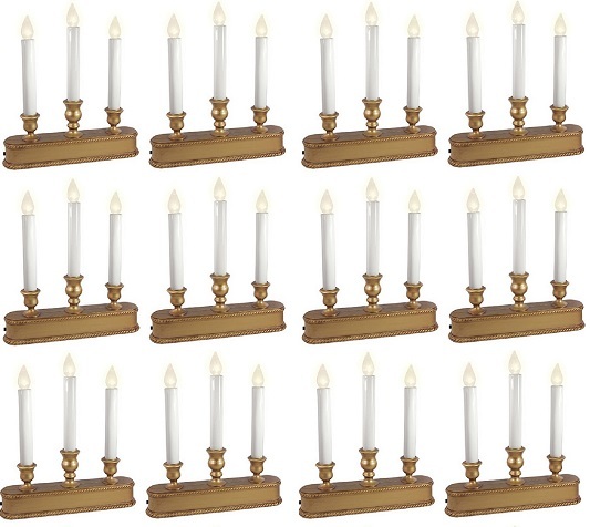 12 sylvania v153988 10 3 light gold battery operated christmas candle candolier ebay - Battery Operated Christmas Candles 12 sylvania v153988 10 3 light gold battery operated christmas candle candolier ebay - Battery Operated Christmas Candles