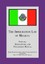 The Immigration Law Mexico Statute Regulations Procedur by Spencer David D
