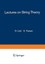 Lectures on String Theory by Dieter Lust (English) Paperback Book Free Shipping!