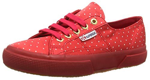 Rosso 37 Superga 2750 DOTSSATINW Scarpe da Ginnastica Basse Donna 502 Rosso 37 Superga 2750 DOTSSATINW Scarpe da Ginnastica Basse Donna 502