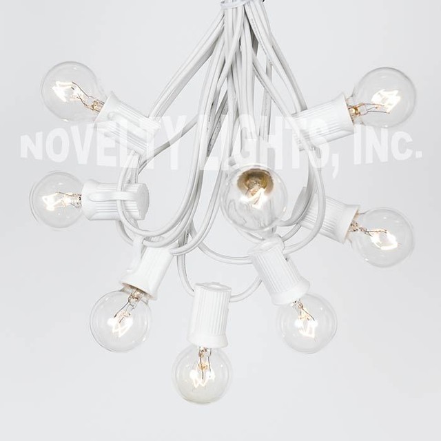 100 Foot G30 Outdoor Globe Patio String Lights Set Of 125 Picture 9 Of 11