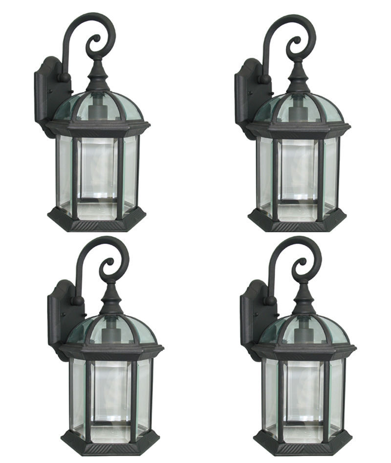 Outdoor Exterior Cast Aluminum Lighting Fixture Lantern Wall Sconce Picture 2 Of