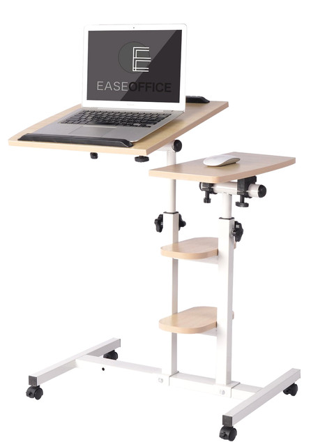 Adjule Mobile Laptop Desk Sevenstonesinc Office Star S Mobile Laptop Cart With Adjule Top Desk Best 2018