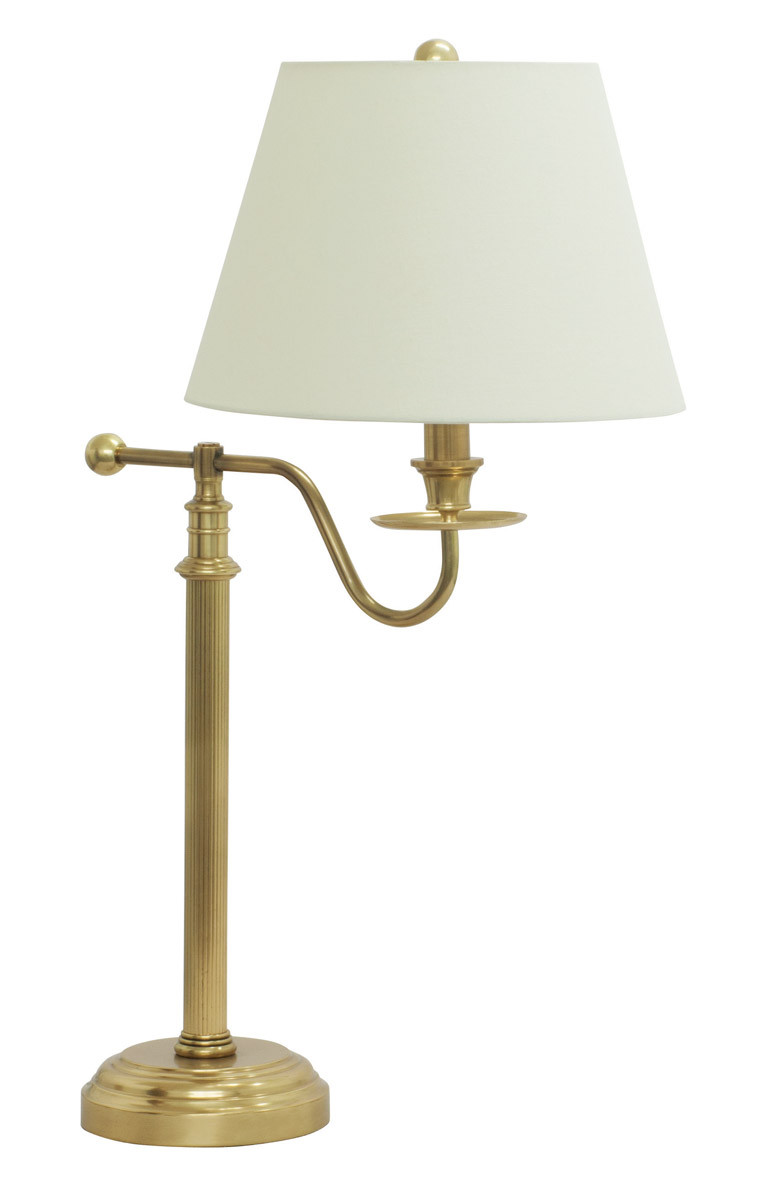 House Of Troy Bennington Weathered Brass One Light Table Lamp Picture 1 Of