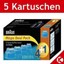 Braun Reinigungskartuschen Kartuschen CCR 4+1 Clean&Renew CCR4+1 für 799 cc