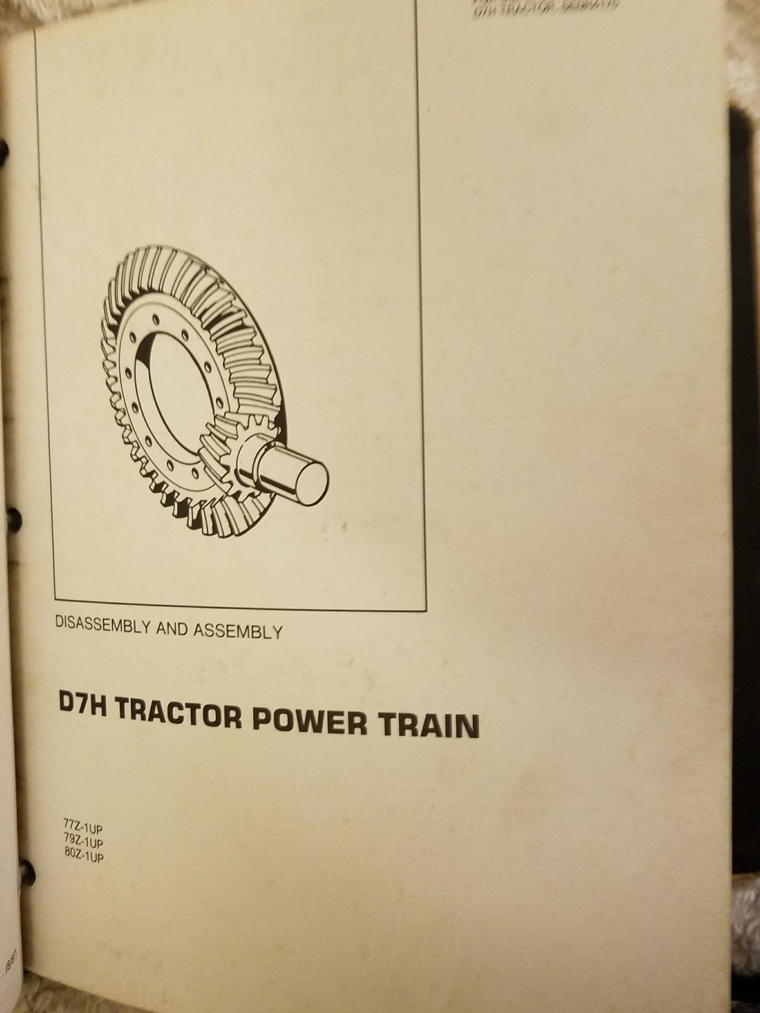 CAT Caterpillar D7h & II Service Shop Repair Manual Tractor Bulldozer 79z 80z | eBay