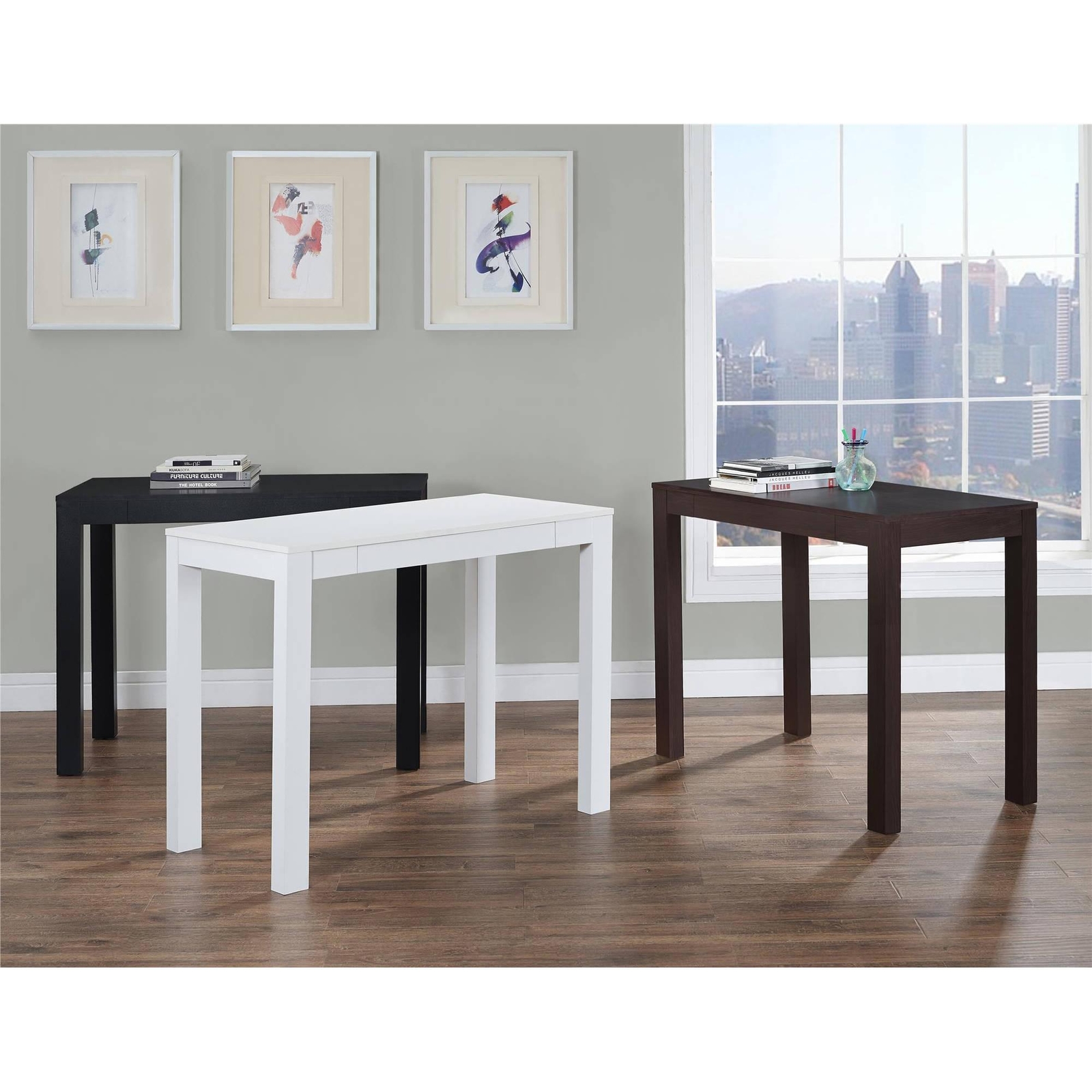 Mainstays Parsons Desk With Drawer Multiple Colors Ebay Picture 1 Of 6