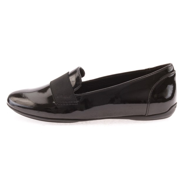 GEOX SCARPE DONNA BALLERINE IN VERNICE NERO CON ELASTICO LINEA CHARLENE D34Y7J GEOX SCARPE DONNA BALLERINE IN VERNICE NERO CON ELASTICO LINEA CHARLENE D34Y7J