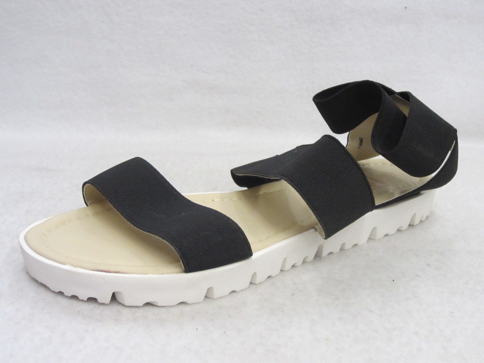 SVENDITA nero da donna slip on casual sandali sintetici Down To Earth f10406 SVENDITA nero da donna slip on casual sandali sintetici Down To Earth f10406