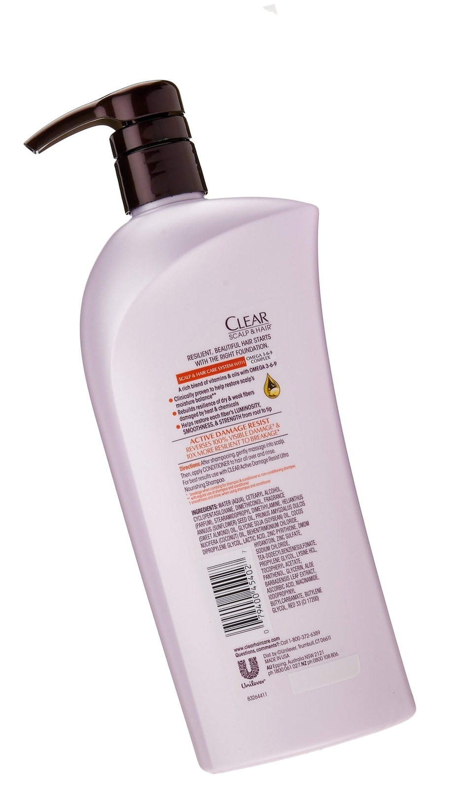 2 Clear Scalp Hair Active Damage Resist Ultra Nourishing Conditioner Brand New Lowest Price