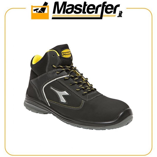 Scarpe antinfortunistiche Diadora D Blitz Hi S3 172030 80013 nero da lavoro Scarpe antinfortunistiche Diadora D Blitz Hi S3 172030 80013 nero da lavoro