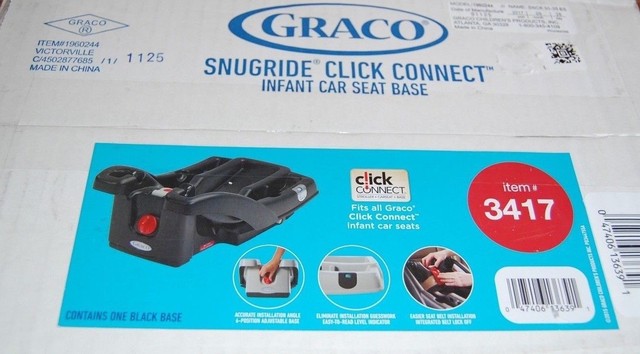 Graco SnugRide Click Connect Infant Car Seat Base - Black - 3417 ... Graco SnugRide Click Connect Infant Car Seat Base - Black - 3417 ...