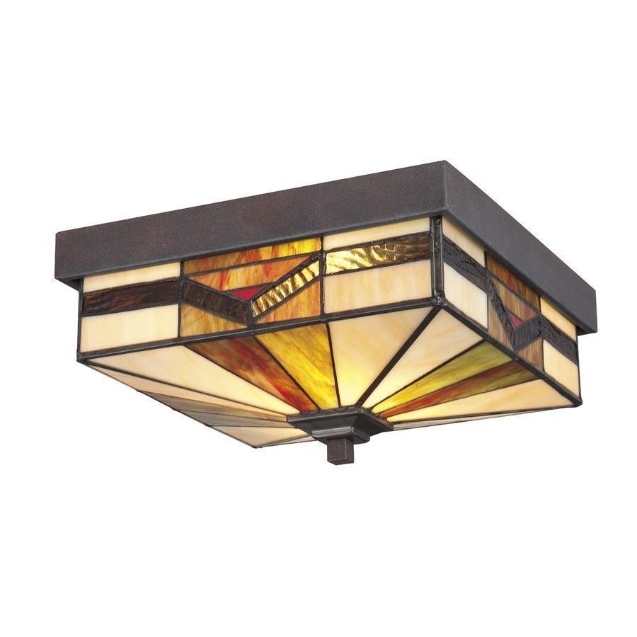 Allen Roth Vistora Bronze Outdoor Flush Mount Light Lws0547f Picture 1 Of 4