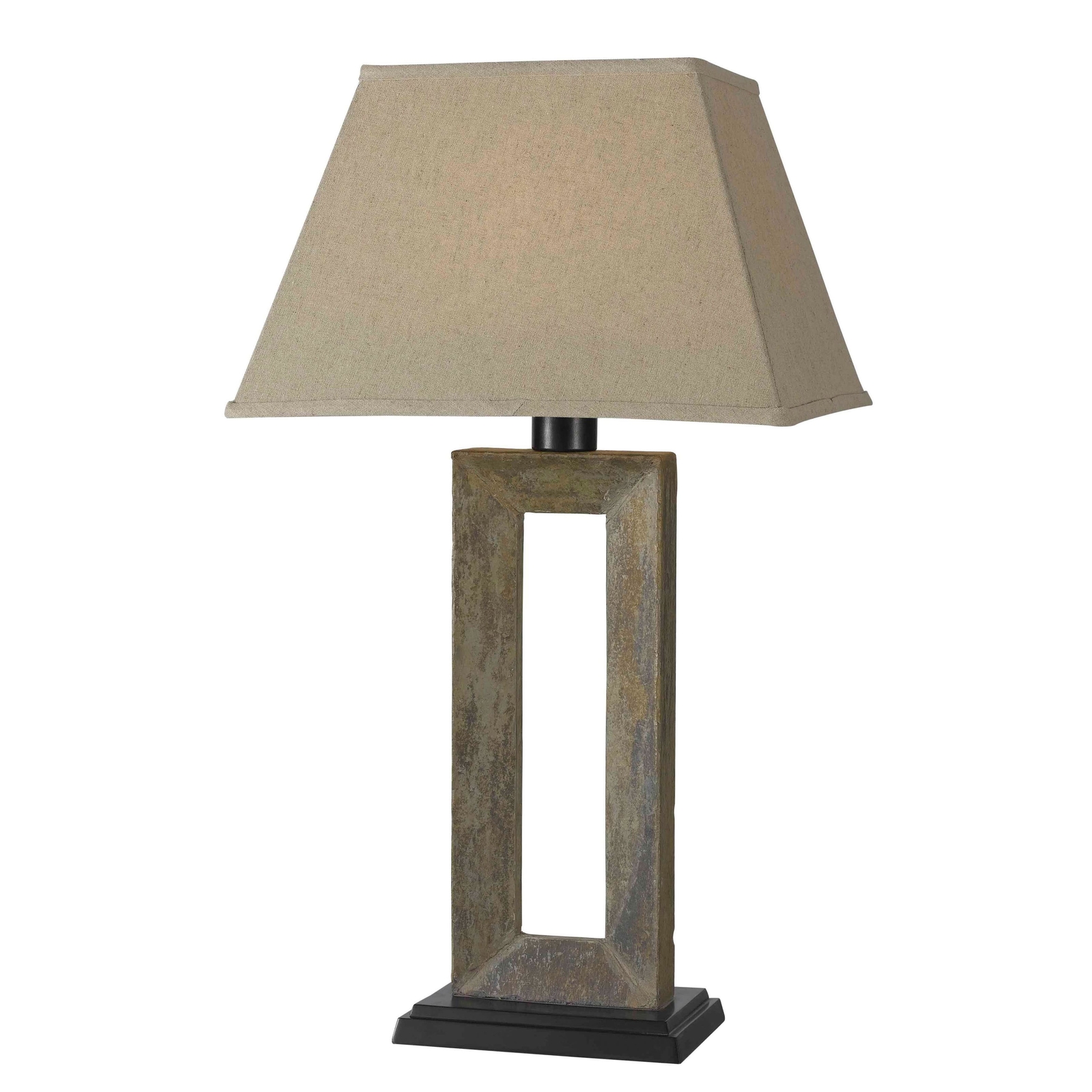 Stronach Natural Slate Outdoor Table Lamp Picture 1 Of 2
