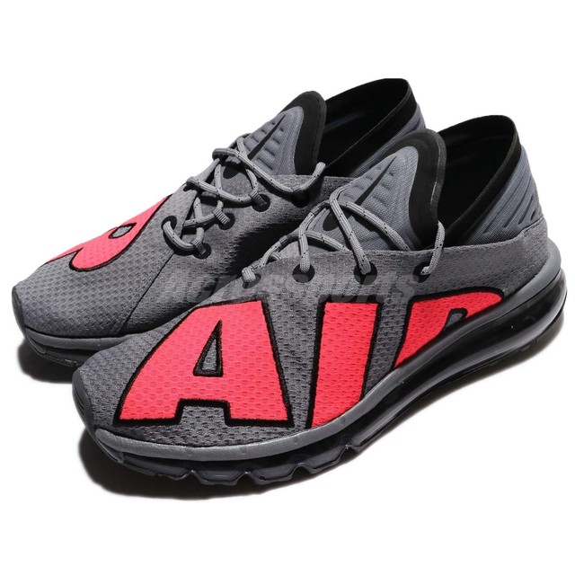 Nike Air Max Flair NSW Cool Grey Solar Red Men Running Shoes Sneakers 942236004 Nike Air Max Flair NSW Cool Grey Solar Red Men Running Shoes Sneakers 942236004