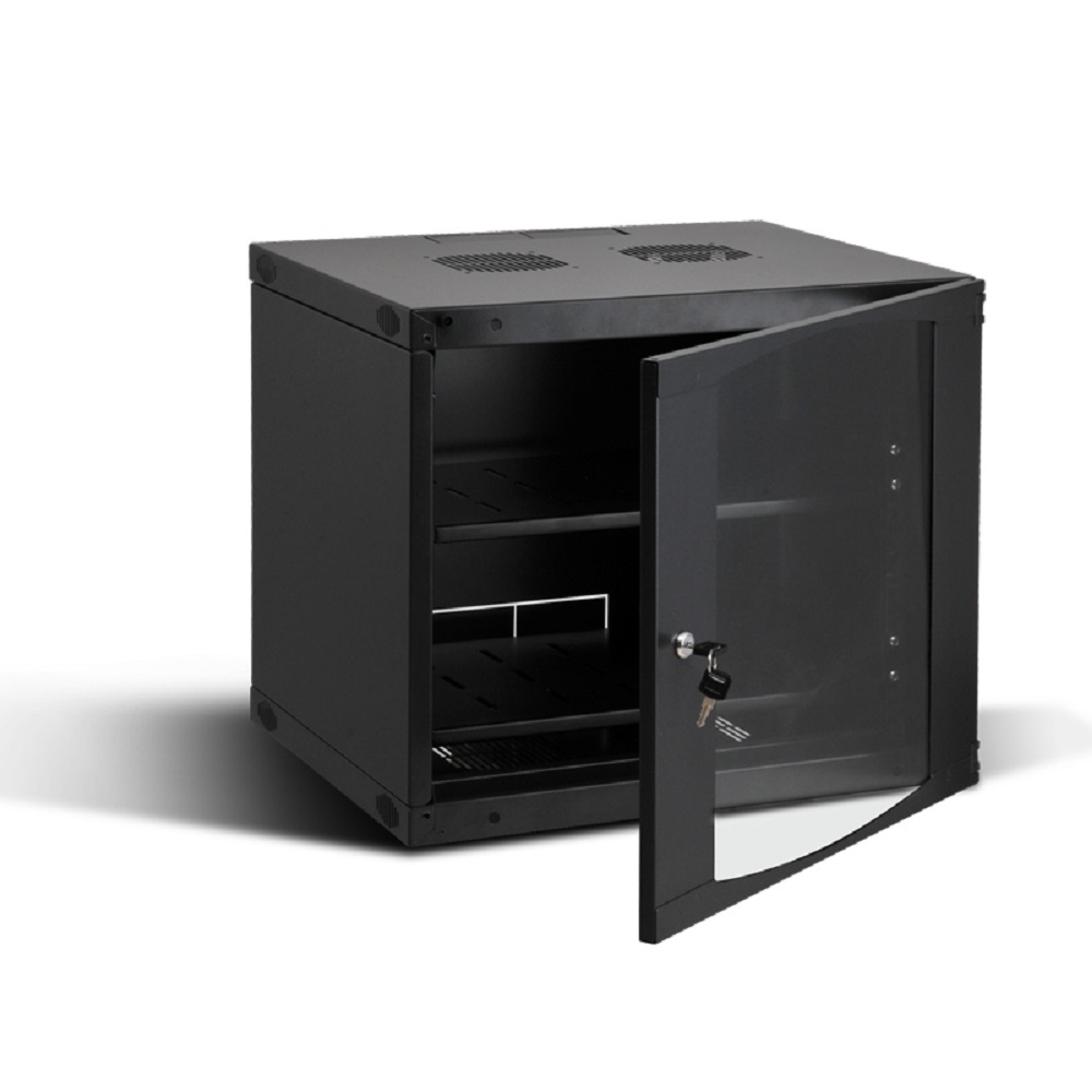 6u Wall Mount It Network Server Data Cabinet 19 450mm Deep Door Picture 1 Of