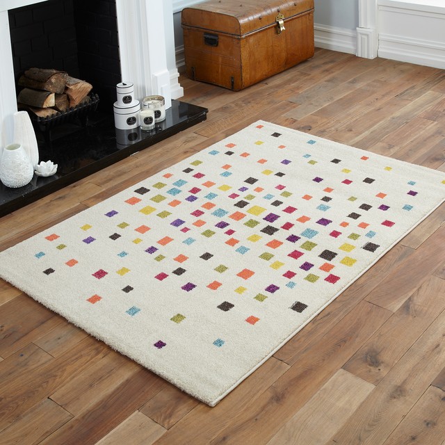High Quality Small To Large Modern Rugs Tered Pixel Multi Picture 2 Of 3
