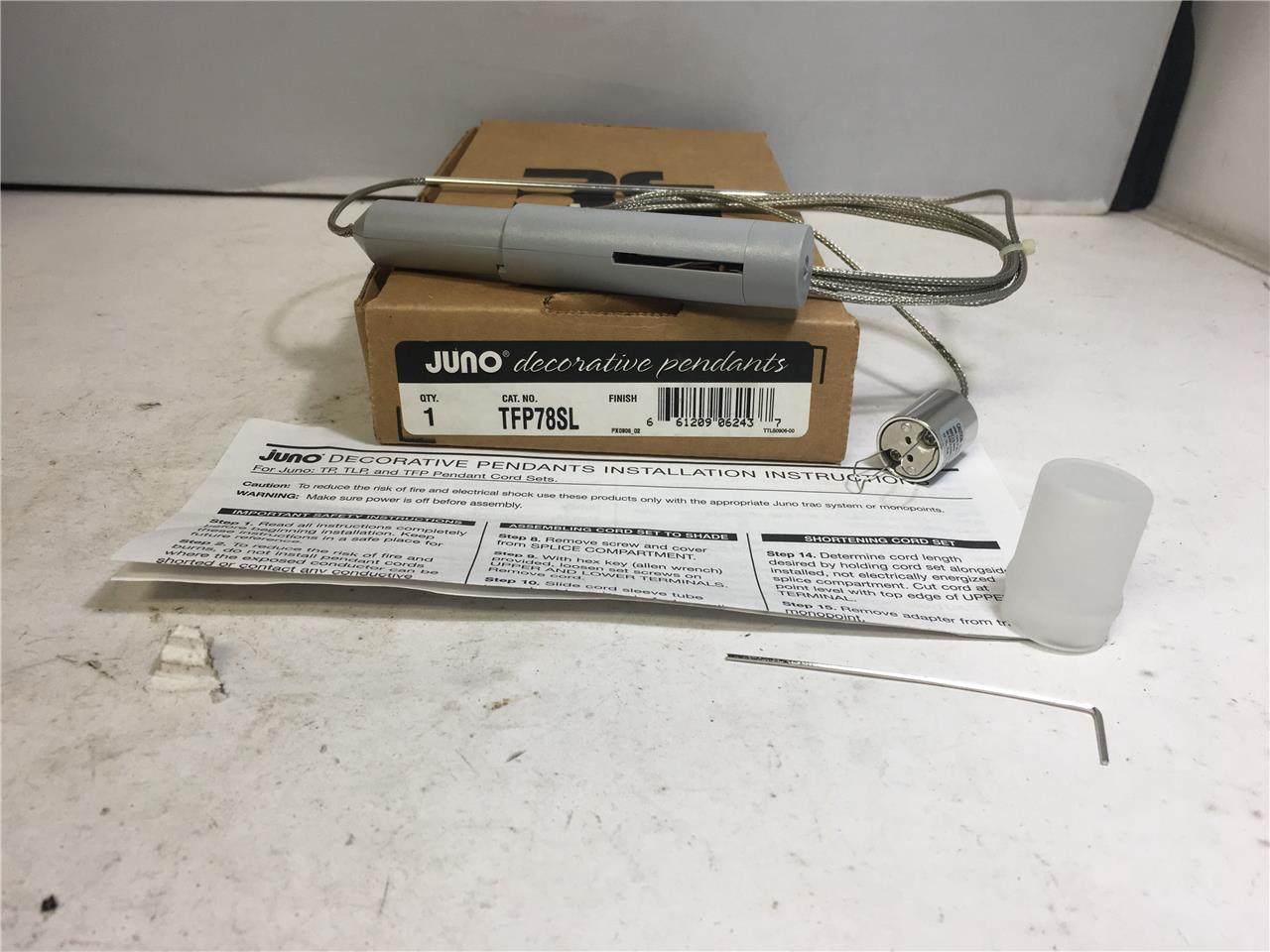 Juno Track Lighting Tfp78sl Flex 12 Adjule Halogen Pendant 78 Picture 1 Of 7