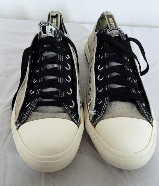 Converse Classic ALL STAR low rise Doppia Pelle Marrone/Nero UK 10/eur 44 064 Y Converse Classic ALL STAR low rise Doppia Pelle Marrone/Nero UK 10/eur 44 064 Y