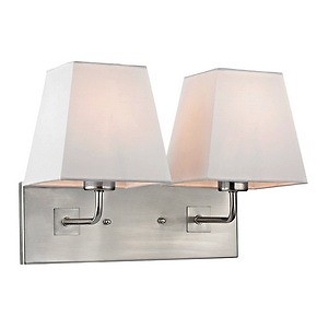 Elk Lighting 17161 2 Beverly Collection Light Wall Sconce In Elk Lighting 17161 2 Beverly Collection Light Wall Sconce In Brushed Nickel Ebay