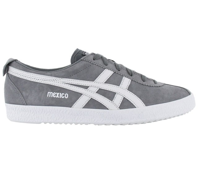 ONITSUKA TIGER ASICS Mexico Delegation scarpe uomo sneaker in pelle grigio NUOVO ONITSUKA TIGER ASICS Mexico Delegation scarpe uomo sneaker in pelle grigio NUOVO