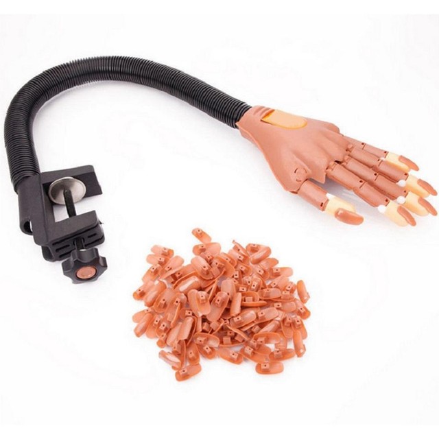 Nail Trainer Hand Practice Finger Adjule Flexible Training 100 Nail Trainer Hand Practice Finger Adjule Flexible Training 100 Refills Tip
