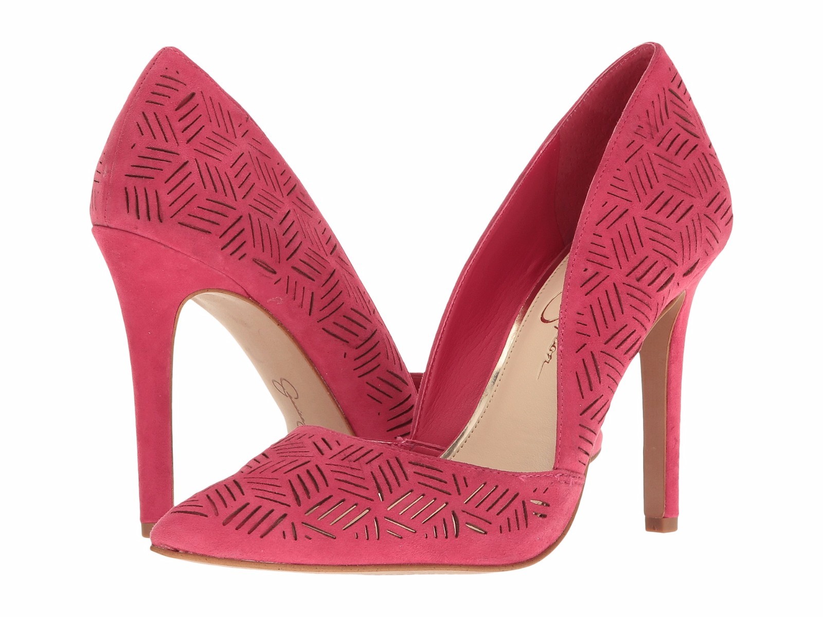 Jessica Simpson Charie Sunset Pink Luxe Kid Suede Women Jessica Simpson Charie Sunset Pink Luxe Kid Suede Women