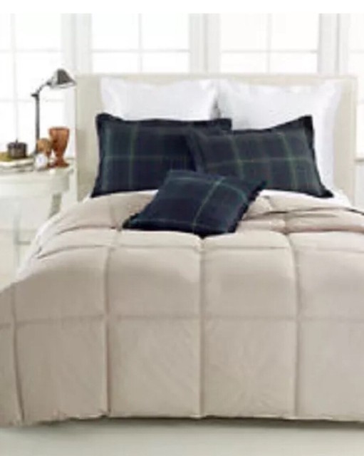 Ralph Lauren Bronze Comfort Twin Xl Down Alternative Comforter Ralph Lauren Bronze Comfort Down Alternative Comforter Flannel Grey Twin Xl New