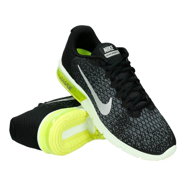 Nike Air Max Sequent 2 II Black Cool Grey Men Running Shoes SNEAKERS ... NIKE AIR MAX SEQUENT 2 MEN'S RUNNING SHOES US SIZE 10 STYLE # 852461-011