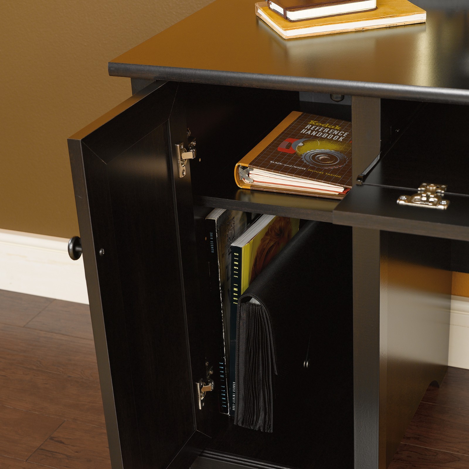 Edge Water Computer Desk In Estate Black Finish 408558 Brand New T