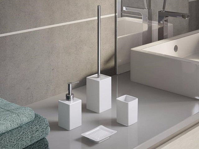 Portaspazzolini da appoggio Accessori bagno ceramica GEDY Verbena ... Portaspazzolini da appoggio Accessori bagno ceramica GEDY Verbena ...