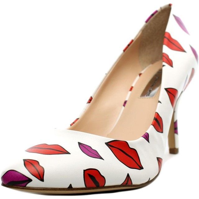 INC International Concepts Womens ZITAH Leather Pointed Lips White Size 8.5 lq INC International Concepts Womens ZITAH Leather Pointed Lips White Size 8.5 lq