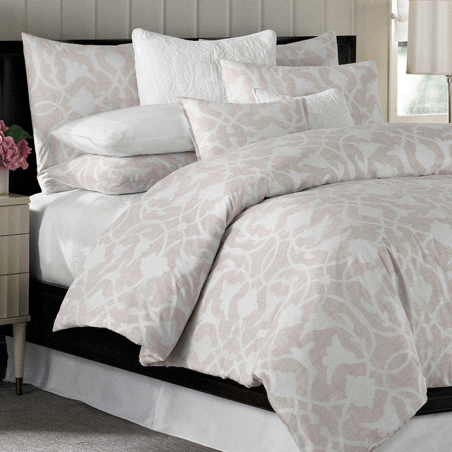 Barbara Barry Poetical King Pillow Sham In Pink Blush Barbara Barry Poetical King Pillow Sham In Pink Blush
