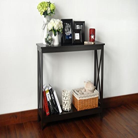 Espresso Finish 3tier Xdesign Occasional Console Sofa Table Espresso Finish 3tier Xdesign Occasional Console Sofa Table Bookshelf Ebay