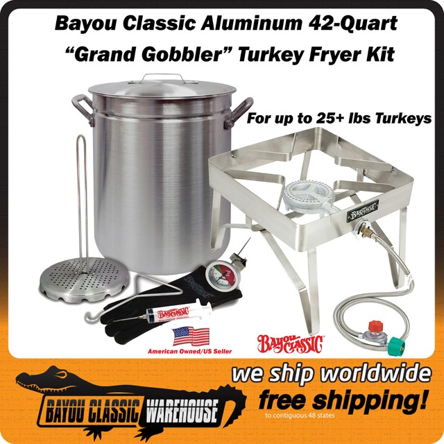 Deep Fryer Turkey 42 Quart Aluminum Ss Burner Oversized Kit By Bayou Deep Fryer Turkey 42 Quart Aluminum Ss Burner Oversized Kit By Bayou Clic