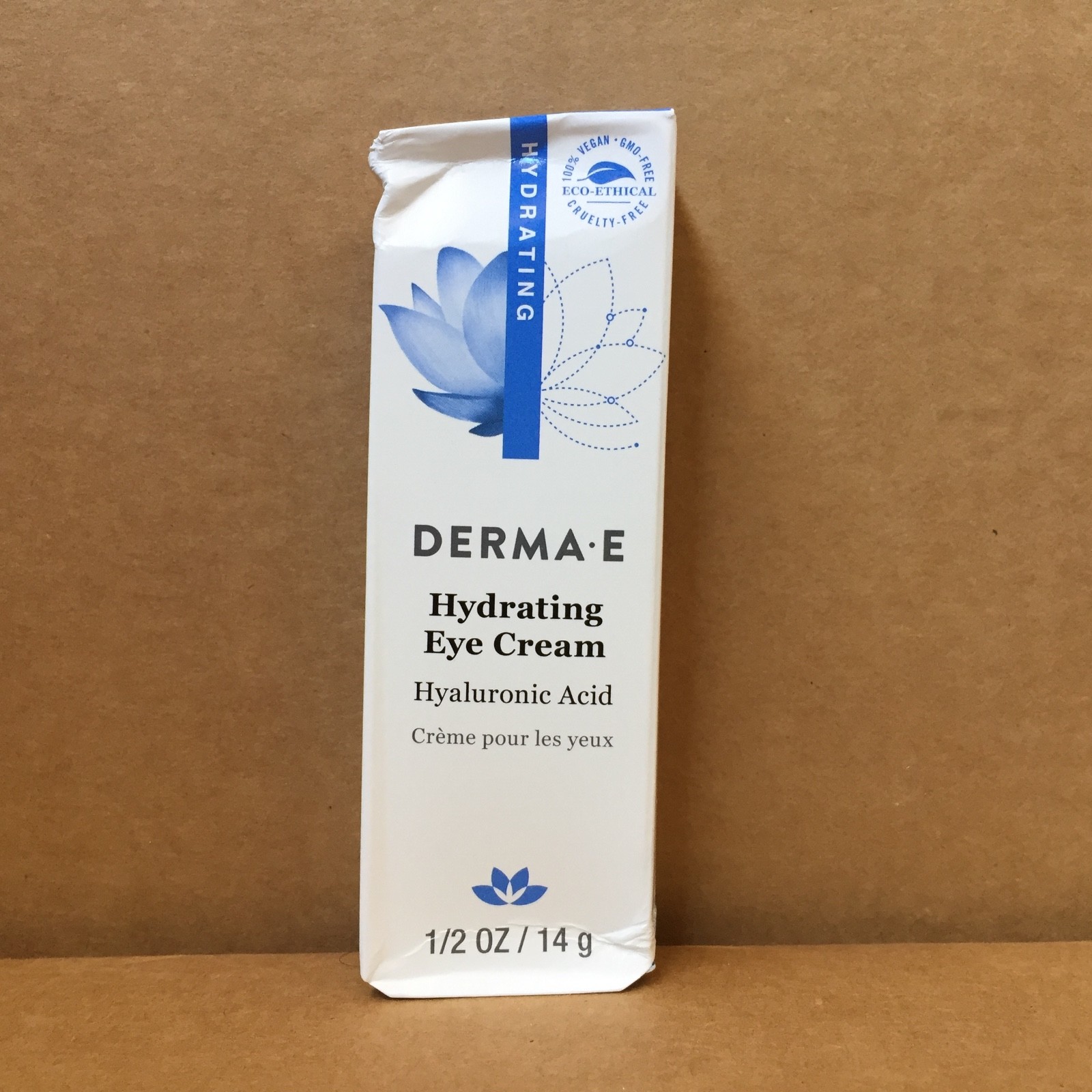 Hydrating Eye Creme With Hyaluronic Acid - 0.5 oz. by DERMA-E (pack of 1) Gold Adult Unisex Skin Sui