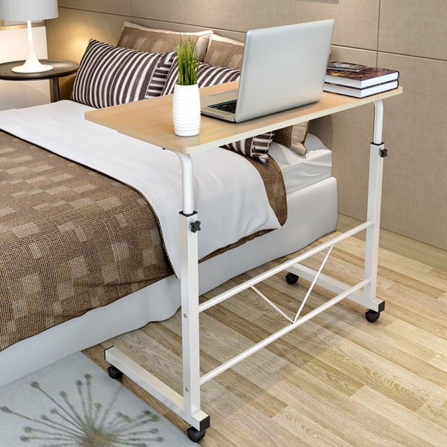 Overbed Rolling Computer Table Over Bed Laptop Food Tray Hospital Overbed Rolling Computer Table Over Bed Laptop Food Tray Hospital Desk Stand Yellow Ebay