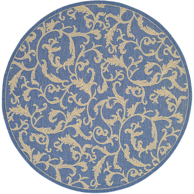 Safavieh Area Rug 6x6 Round Indoor Outdoor Terracotta Natural Picture 1 Of
