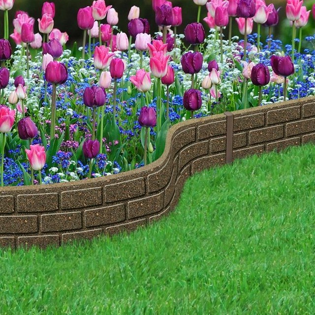 Decorative Eco Friendly Recycled Rubber Border Garden Lawn ... Decorative Eco Friendly Recycled Rubber Border Garden Lawn