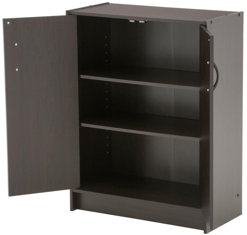 Closetmaid 2 Door Organizer Storage Cabinet Shelf Espresso Stackable Picture 2 Of 9